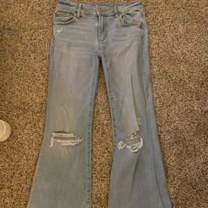 American Eagle Low-Rise Flare Jeans